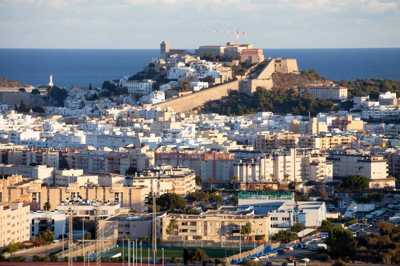 IBIZA - VISTA GENERAL DE DALT VILA.