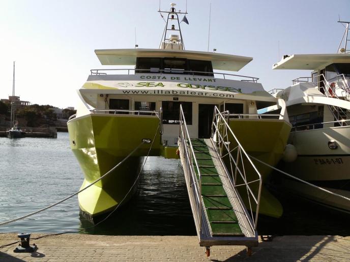 Un maravilloso trayecto en catamarán