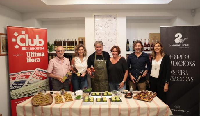 En el taller se sirvieron cuatro tapas maridadas con Dosperellons.