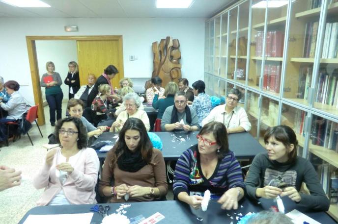 Taller de pompones